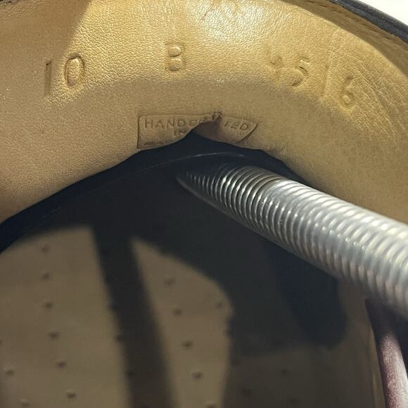 Tauer & Johnson Men’s brown Leather Slip On Penny Loafers Size 10 B - Picture 5 of 8